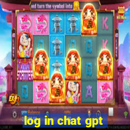 log in chat gpt